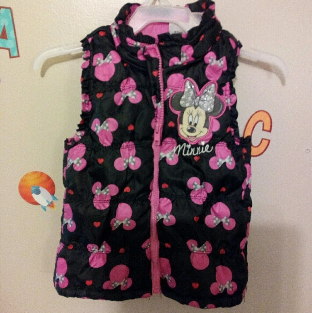 Girls Minnie Mouse vest
